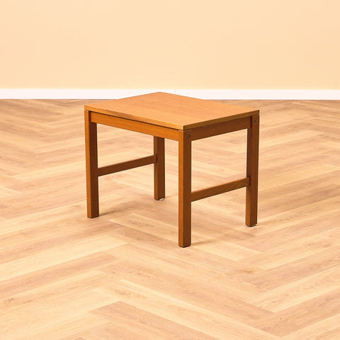 Mid-century side table in teak