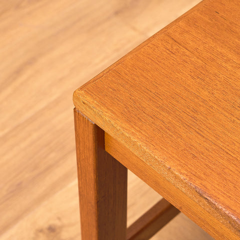 Mid-century side table in teak