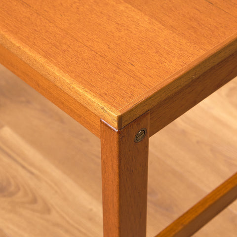 Mid-century side table in teak