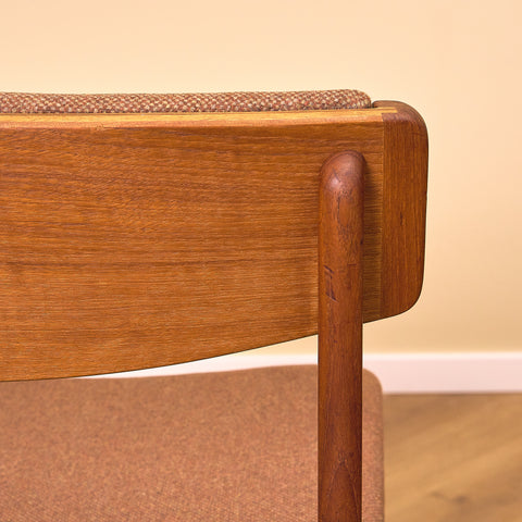 Danish dining chairs in teak, model 'Stol nr4', by Thorsø Stole- och Møbelfabrik