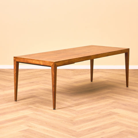 Danish coffee table in Santos rosewood by Severin Hansen for Haslev Møbelfabrik