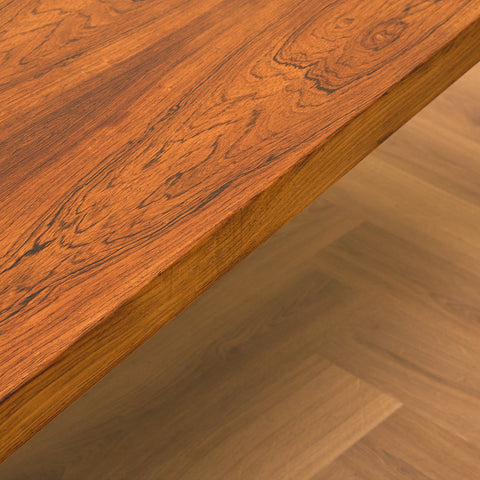 Danish coffee table in Santos rosewood by Severin Hansen for Haslev Møbelfabrik