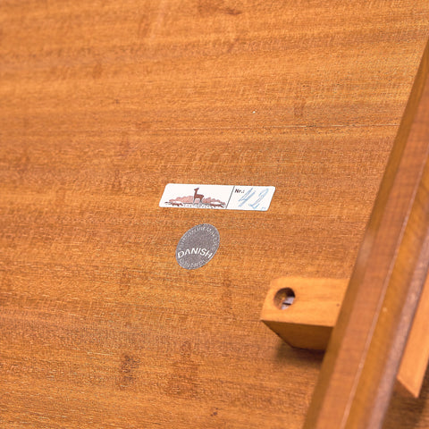 Danish coffee table in Santos rosewood by Severin Hansen for Haslev Møbelfabrik