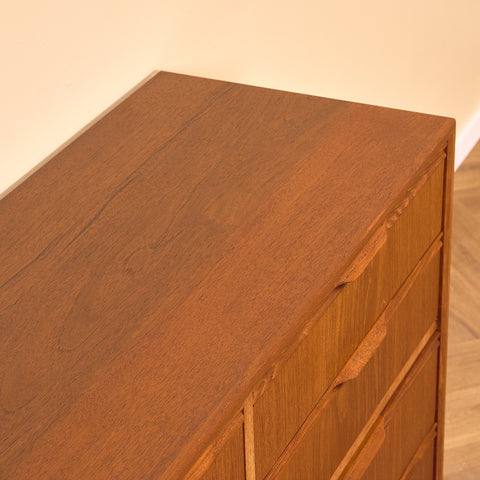 Danish chest of drawers in teak