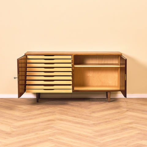 Danish sideboard in Santos rosewood by Poul Hundevad for Hundevad & Co.
