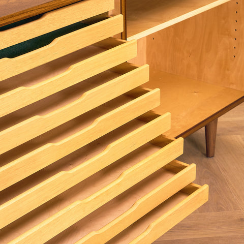 Danish sideboard in Santos rosewood by Poul Hundevad for Hundevad & Co.