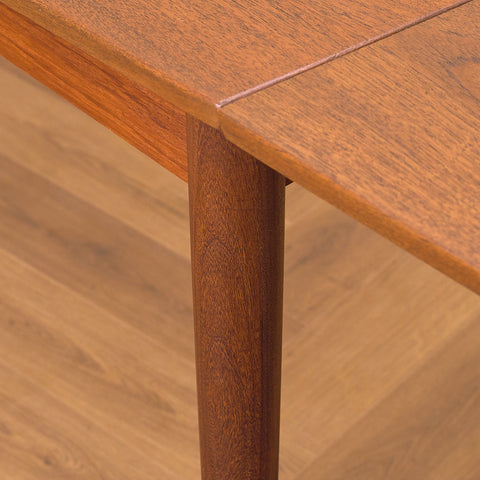 Danish rectangular dining table in teak