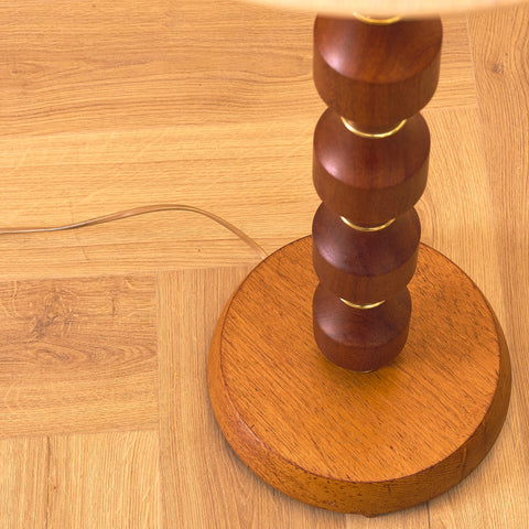 Swedish floor lamp in teak by Möllers Armatur AB