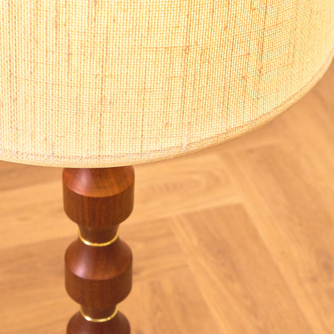 Swedish floor lamp in teak by Möllers Armatur AB