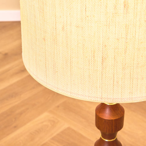 Swedish floor lamp in teak by Möllers Armatur AB