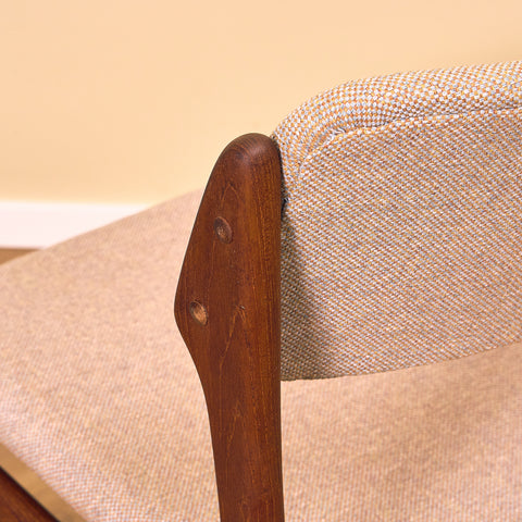 Danish dining chairs in teak, model OD49 by Erik Buch for OD Møbler