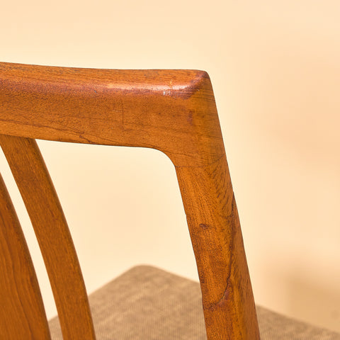Swedish dining chairs in teak