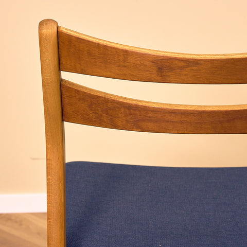 Danish dining chairs in teak and beech