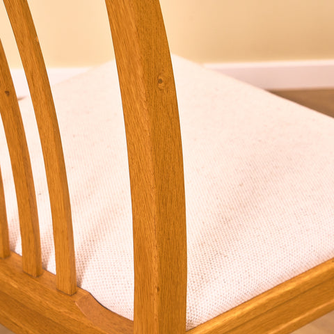 Swedish dining chairs in oak, model 'Vindö' by Svante Skogh for Balders Snickeri, Vaggeryd