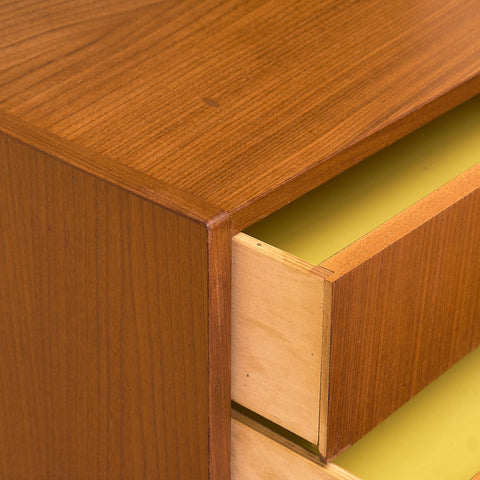 Swedish bookshelf in teak and beech