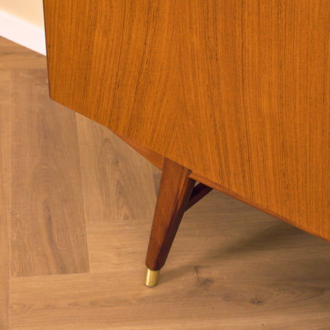 Swedish sideboard in teak by AB Tabergsmöbler, Småland