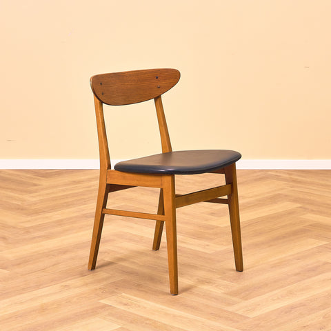 Dining chairs in teak & beech by Farstrup, model 210