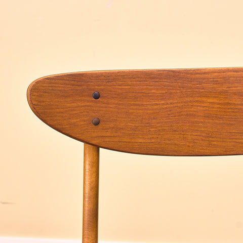 Dining chairs in teak & beech by Farstrup, model 210