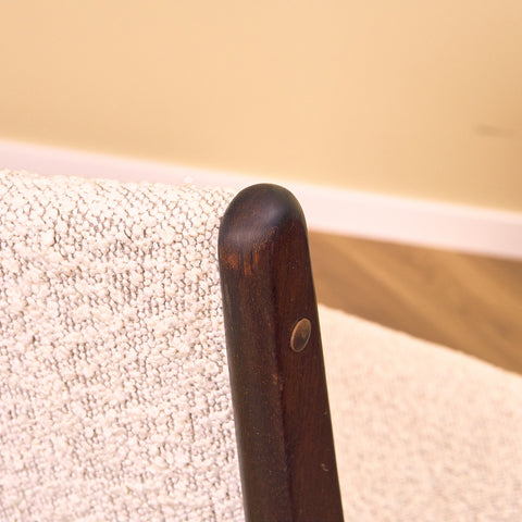 Danish dining chairs in mahogany by Erik Buch, model 98