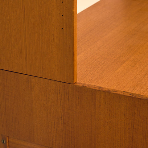 Swedish bookshelf in teak by Ulferts Tibro