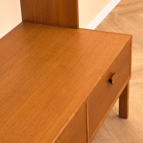 Swedish bookshelf in teak by Ulferts Tibro