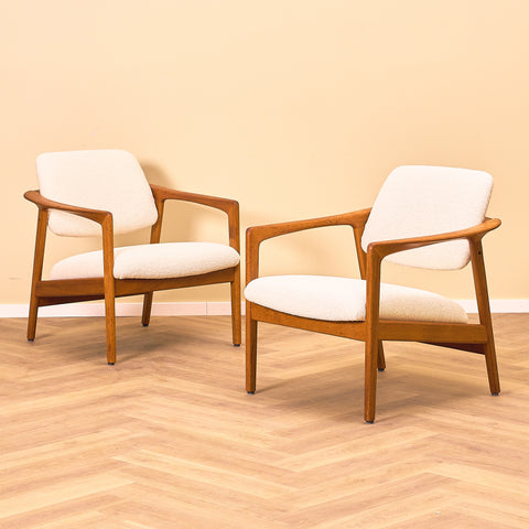 Swedish armchair in teak, model 'Ascot' by Folke Ohlsson for Dux