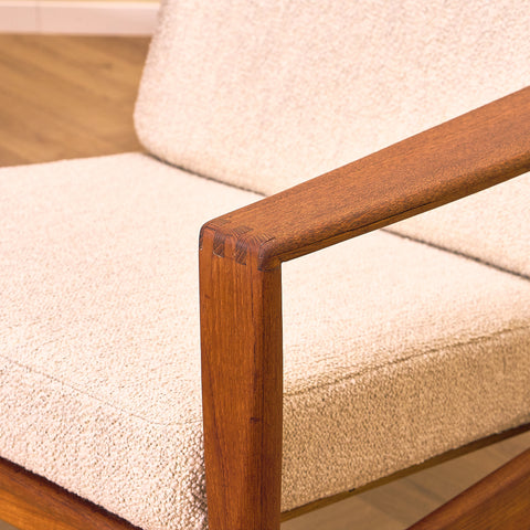 Danish armchairs in solid teak, model 'Lars' by Niels Koefoed for Koefoeds Møbelfabrik