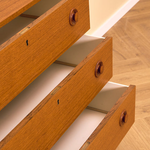 Swedish chest of drawers in teak