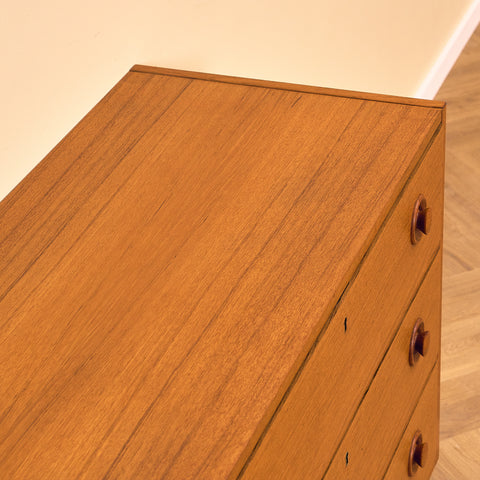 Swedish chest of drawers in teak