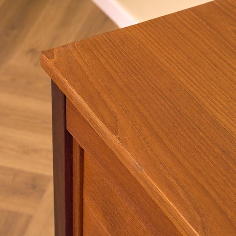 Danish writing desk in teak by Domino møbler