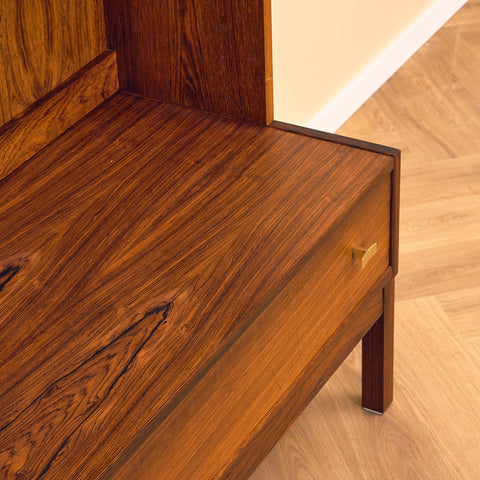 Swedish bookshelf in Santos rosewood, model 'Excellent', by IKEA