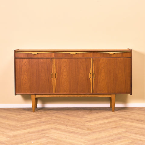Swedish sideboard in teak, model 'Trivsel', by Breo möbler
