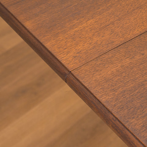 Swedish oval dining table in teak and beech by Svante Skogh, model "Vindö"