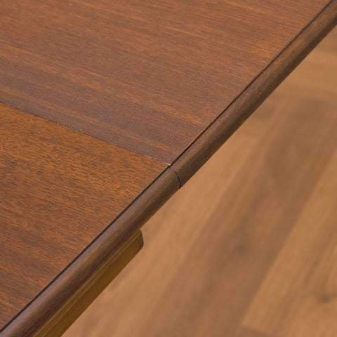 Swedish oval dining table in teak and beech by Svante Skogh, model "Vindö"