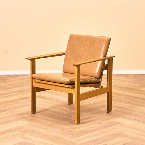 Swedish armchairs in oak