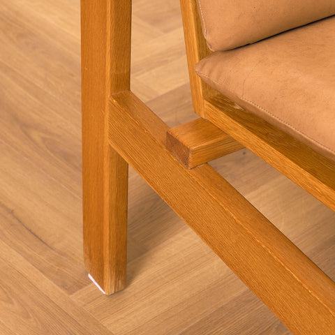 Swedish armchairs in oak