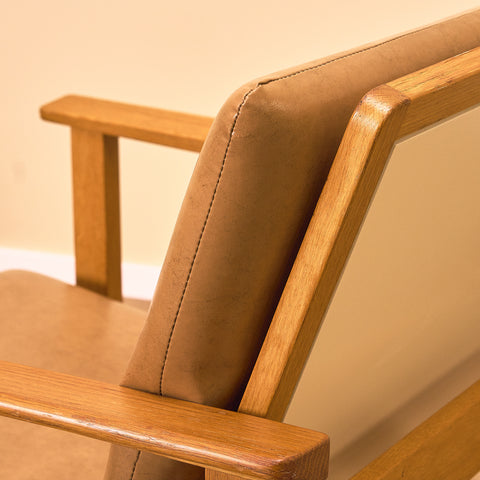 Swedish armchairs in oak