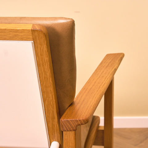 Swedish armchairs in oak