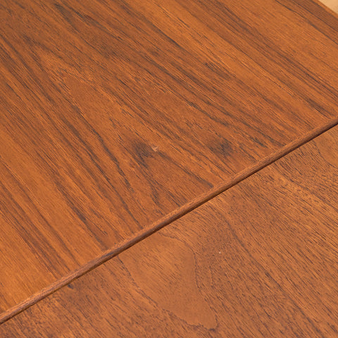 Danish square dining table in teak