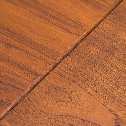 Danish square dining table in teak