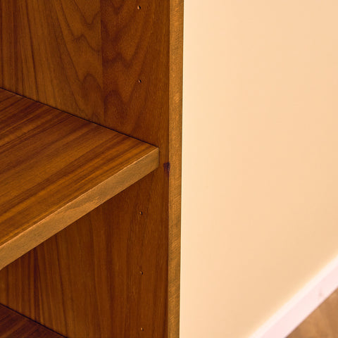 Large Swedish bookshelf in teak