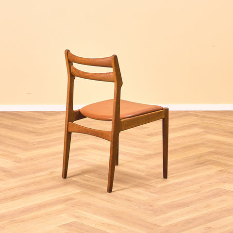 Danish dining chairs in solid oak by Vamo Sønderborg