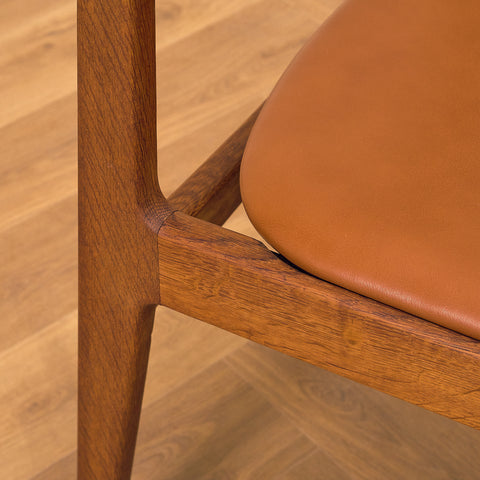 Danish dining chairs in solid oak by Vamo Sønderborg