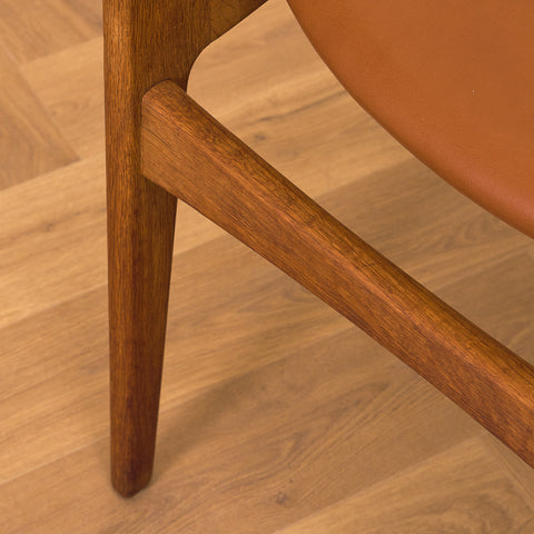 Danish dining chairs in solid oak by Vamo Sønderborg