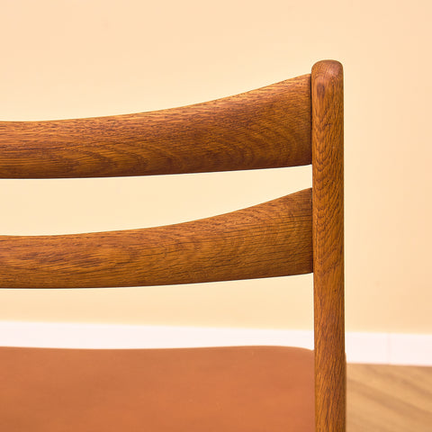 Danish dining chairs in solid oak by Vamo Sønderborg