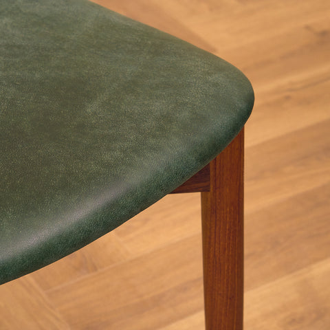 Danish dining chairs in teak by Harry Østergaard for A/S Randers Møbelfabrik