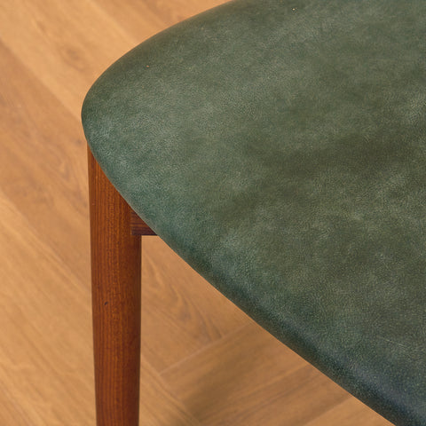 Danish dining chairs in teak by Harry Østergaard for A/S Randers Møbelfabrik