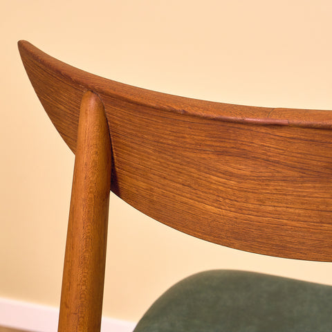 Danish dining chairs in teak by Harry Østergaard for A/S Randers Møbelfabrik