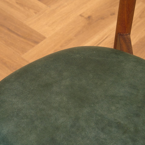 Danish dining chairs in teak by Harry Østergaard for A/S Randers Møbelfabrik