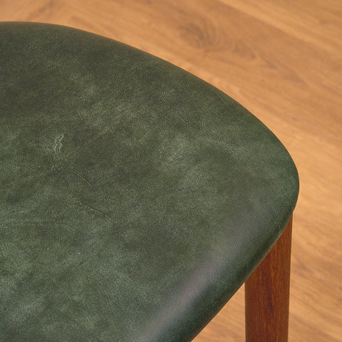 Danish dining chairs in teak by Harry Østergaard for A/S Randers Møbelfabrik